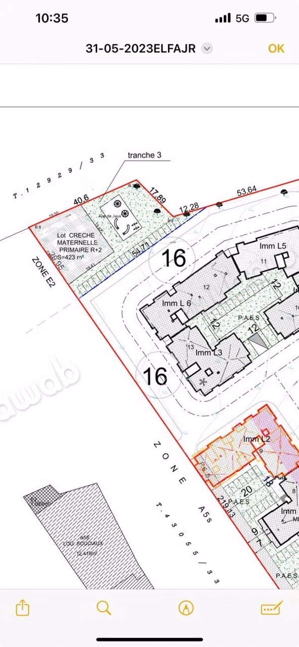 Terrain ecole