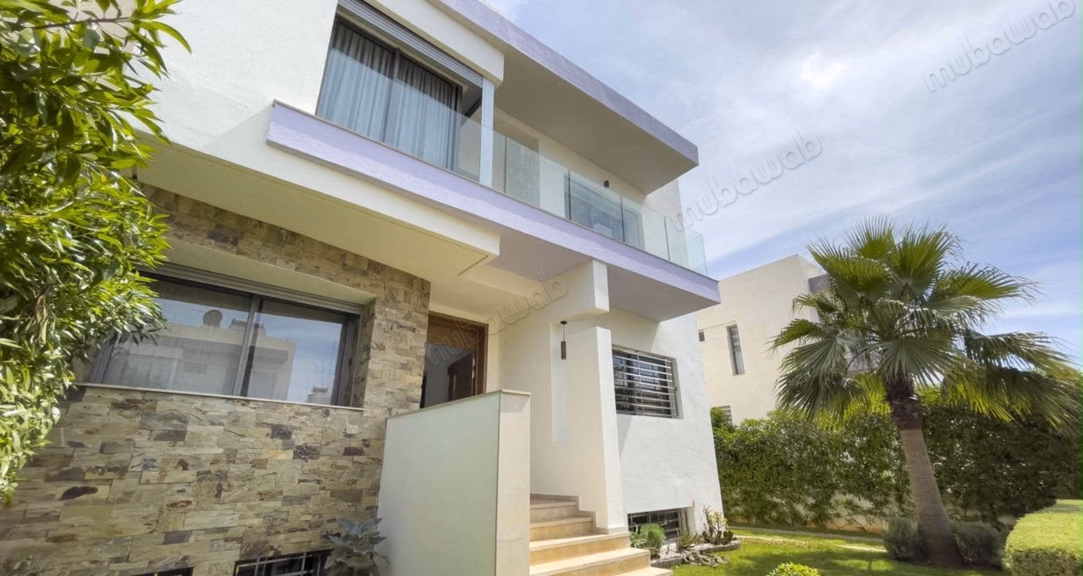 Luxury villa for rent in Dar Bouazza. 4 cozy bedrooms. Well furnished