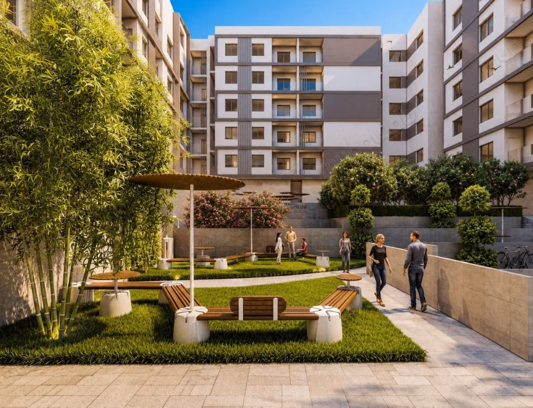 Stunning apartment for sale in Boukhalef. Total area 80 m². With elevator and green space