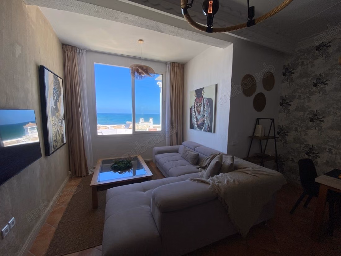 Appartamento in affitto a Dar Bouazza. Superficie di 90 m². Ben arredato