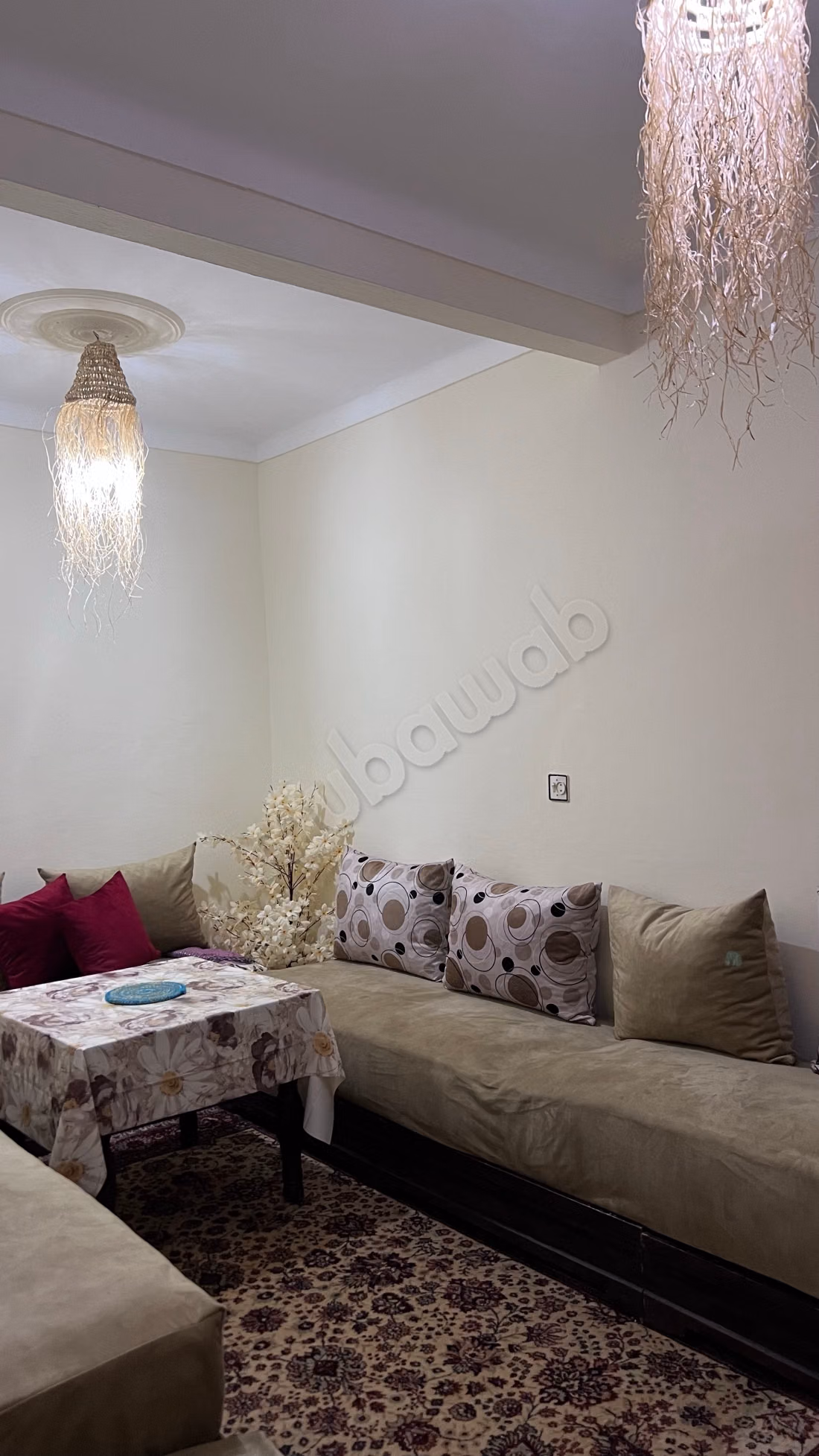 House for rent in Ghazoua. 2 lovely rooms
1 living room
