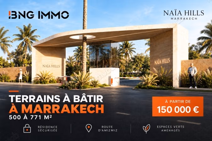 Parcelles de 500 à 771 m²