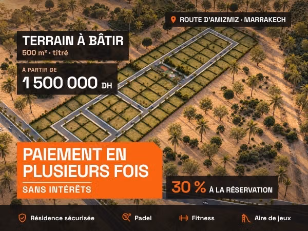 Terrain à bâtir 500 m², payable en plusieurs fois sans intérêts