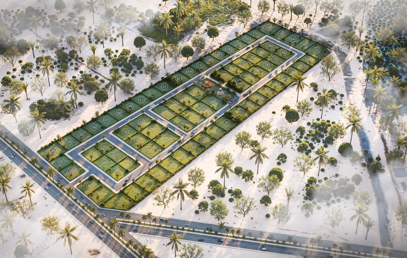 Vente de terrain à Route Amizmiz. Surface de 771 m²