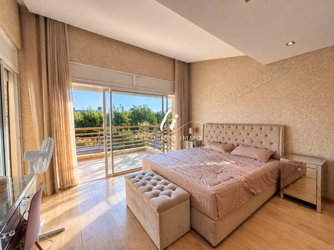 Villa te huur leeg of gemeubileerd in Bouskoura groene stad