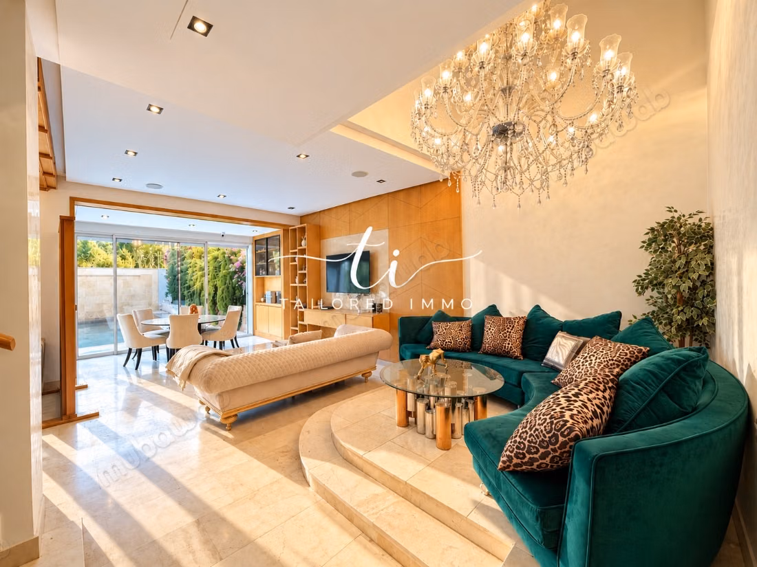 Villa te huur leeg of gemeubileerd in Bouskoura groene stad