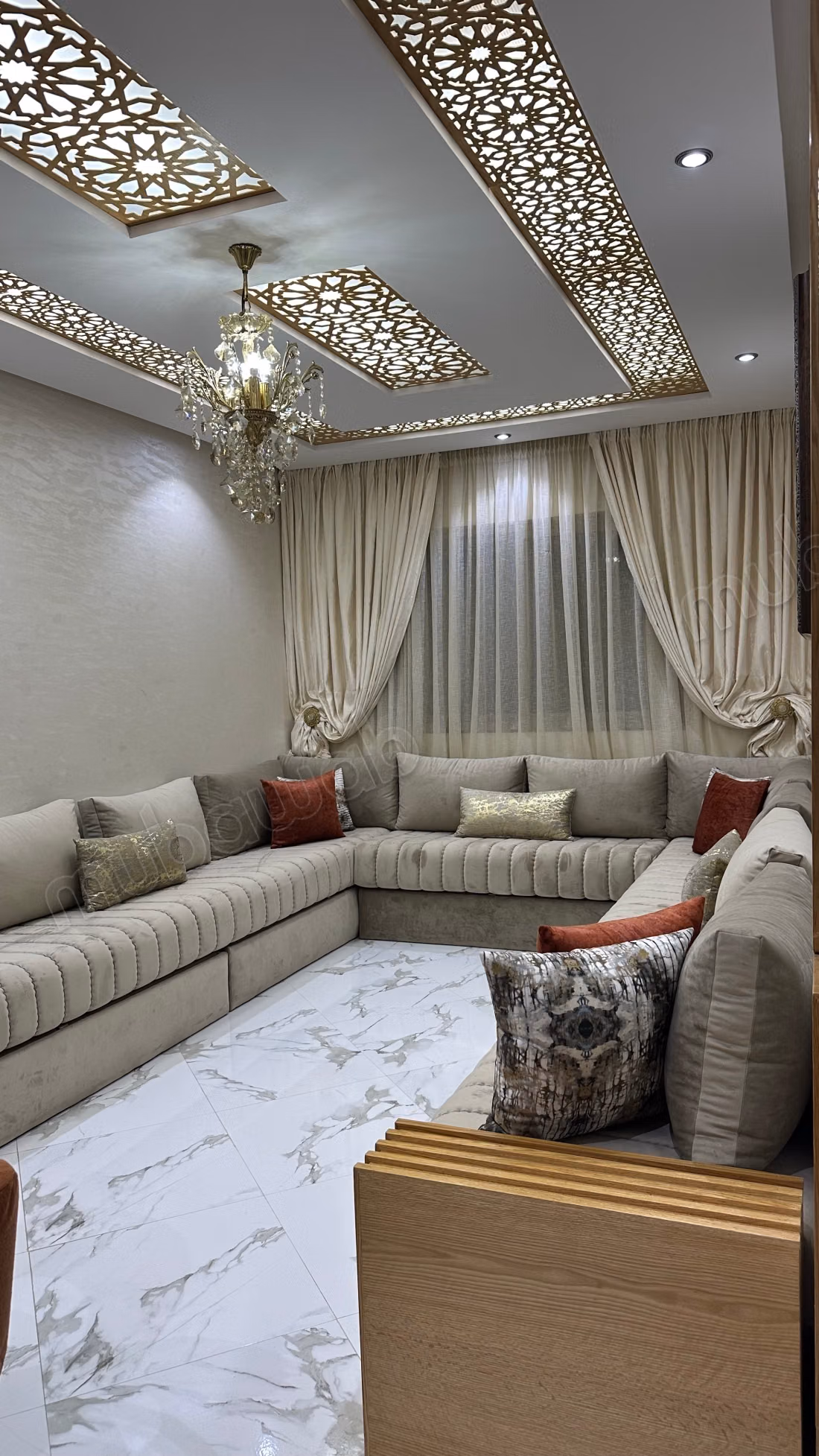 Sale of a beautiful apartment at Oued Cherrat Beach. Area of 81 m². Furnished