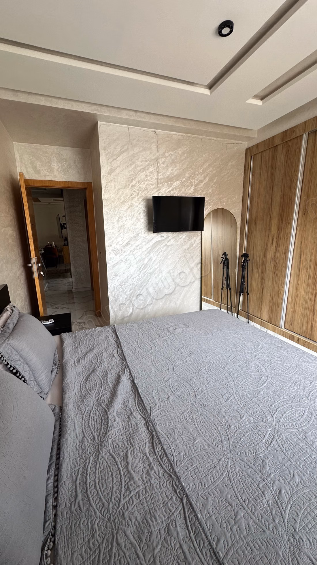 Sale of a beautiful apartment at Oued Cherrat Beach. Area of 81 m². Furnished