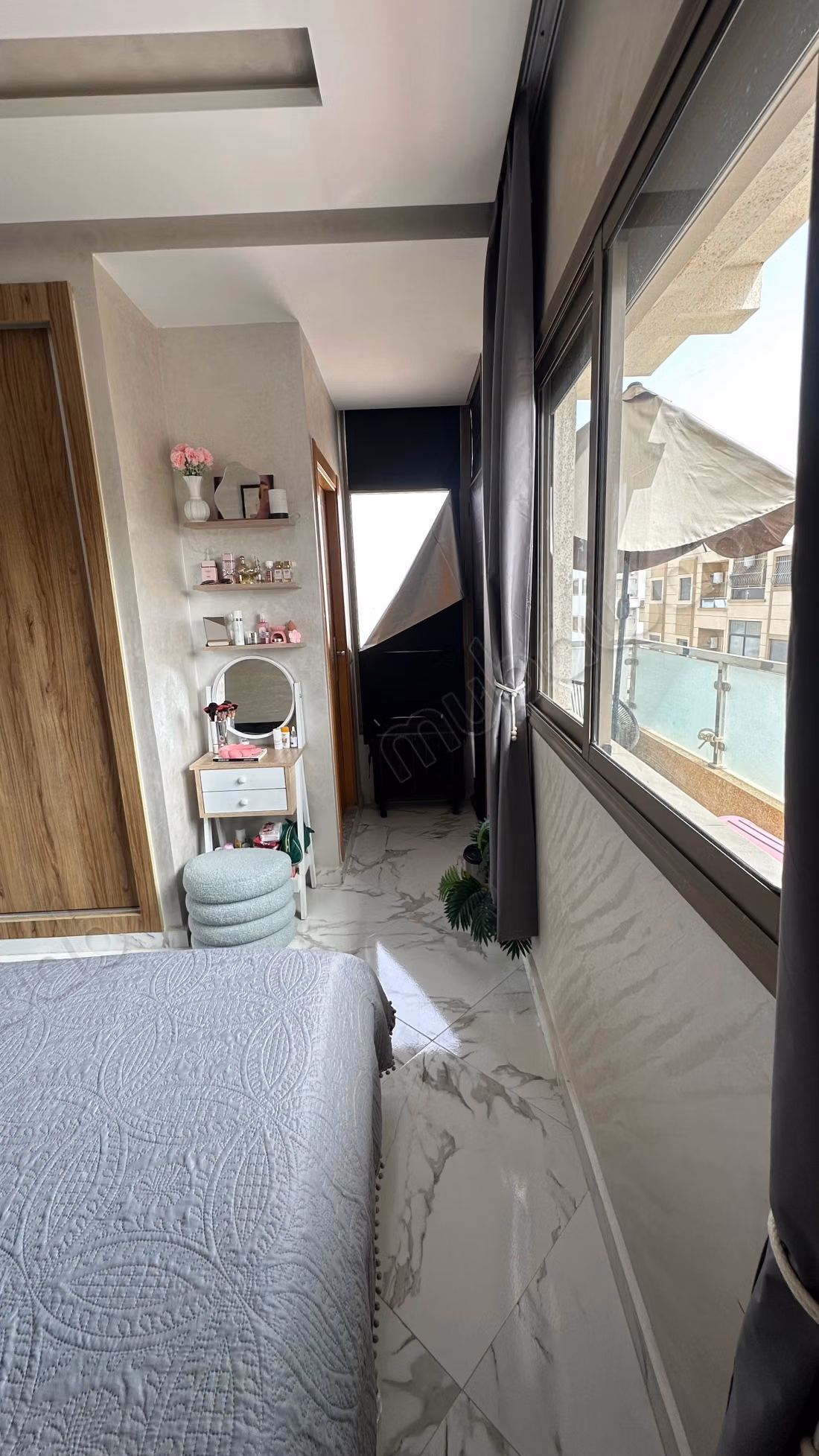 Sale of a beautiful apartment at Oued Cherrat Beach. Area of 81 m². Furnished