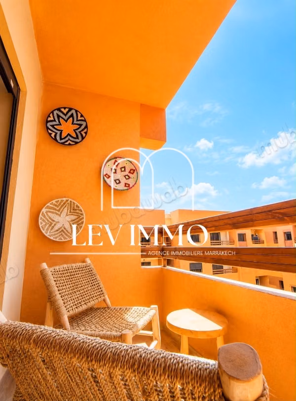 Hivernage 3 T3 furnished with pool view and parking