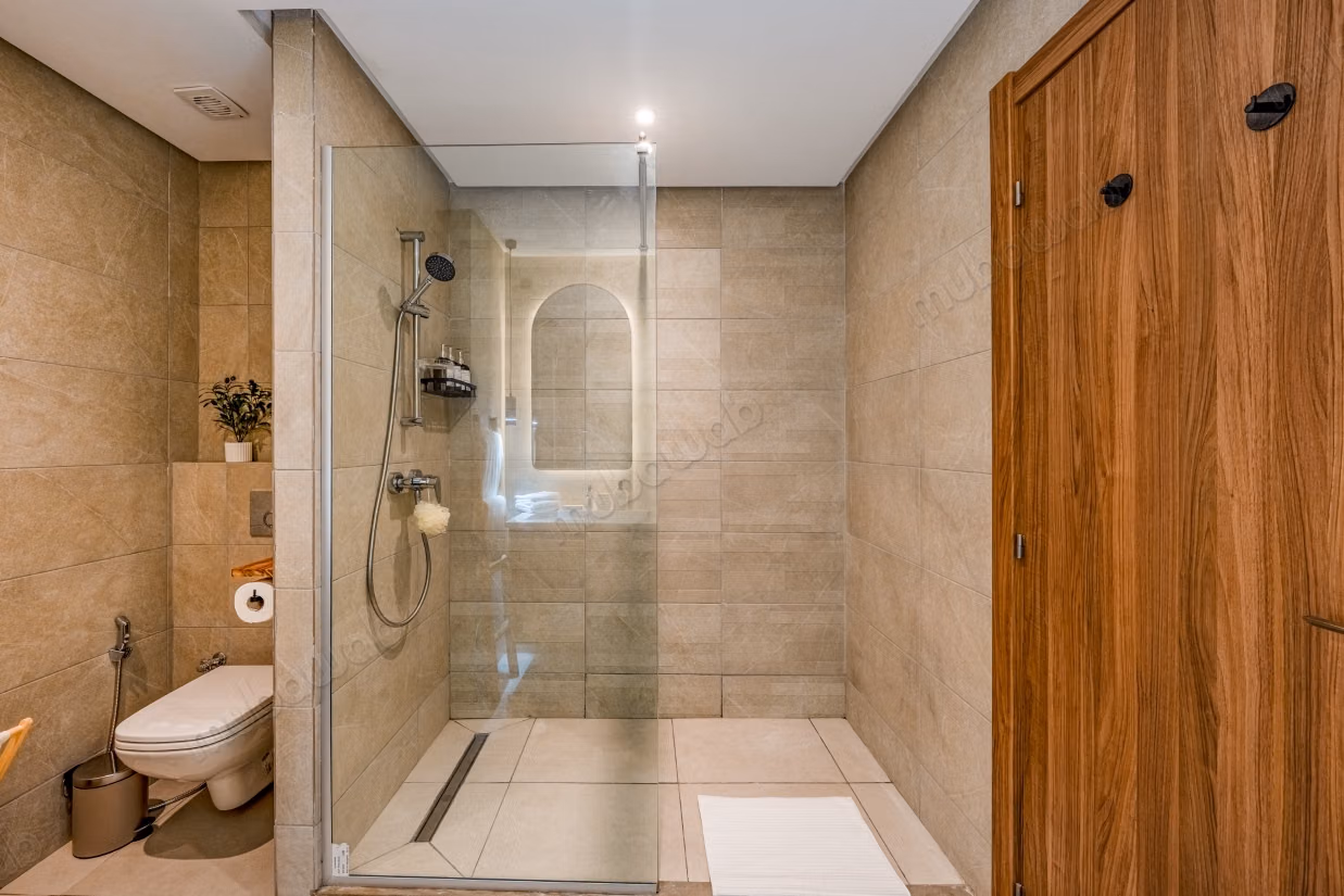 Apartamento Familiar Guéliz – Piscina y área de juegos