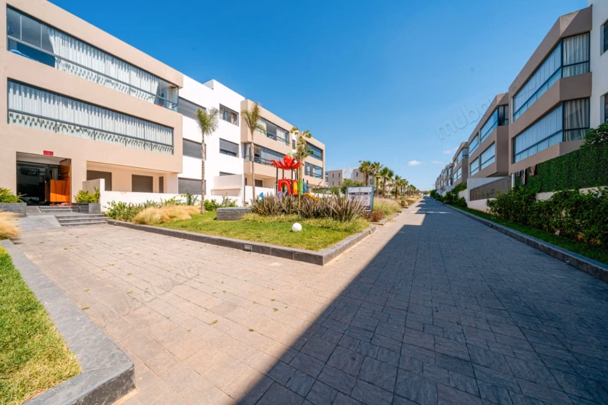 Appartementen te huur in Dar Bouazza. 2 kamers. Airconditioning en verwarming