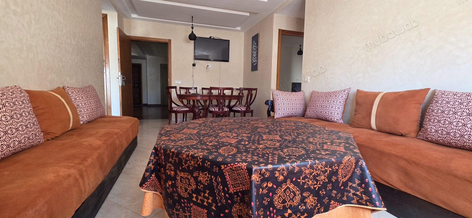 Stunning apartment for rent in Martil for families only. 3 minutes from the coast