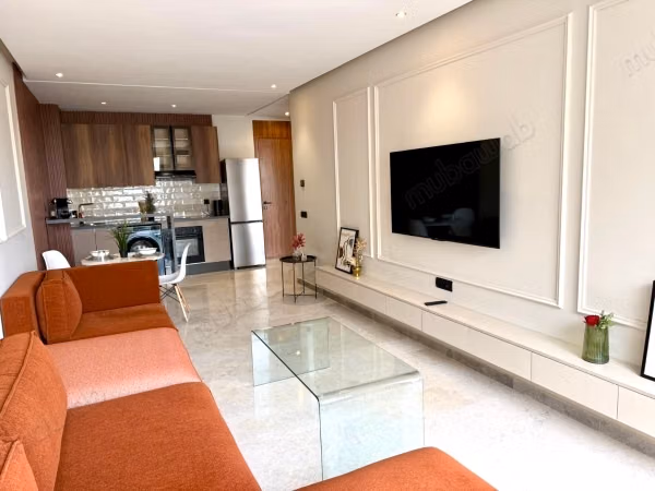 En Alquiler Amueblado: Magnífico Estudio Nuevo Nunca Habitado Sin Vis-a-Vis con Terraza en el Corazón del Barrio Gauthier, Casablanca