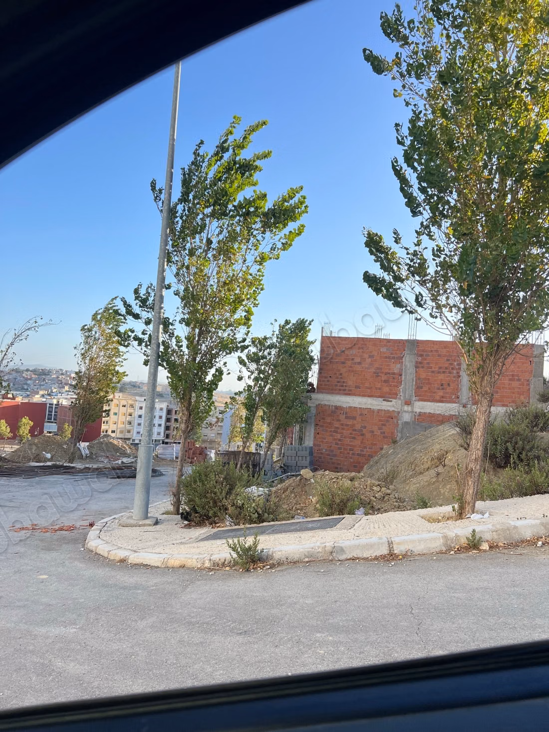 Land for sale in Mghogha. Area 149 m² two faces