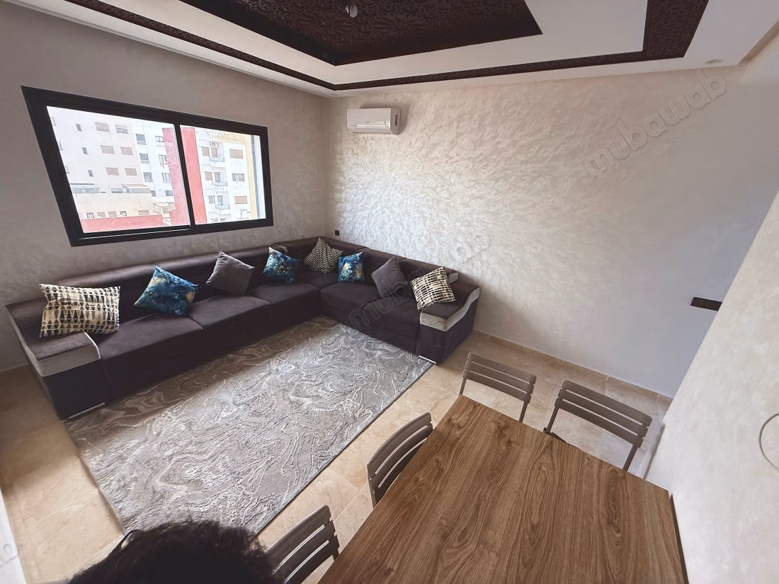 New furnished apartment 69 m² 2 bedrooms parking Kénitra