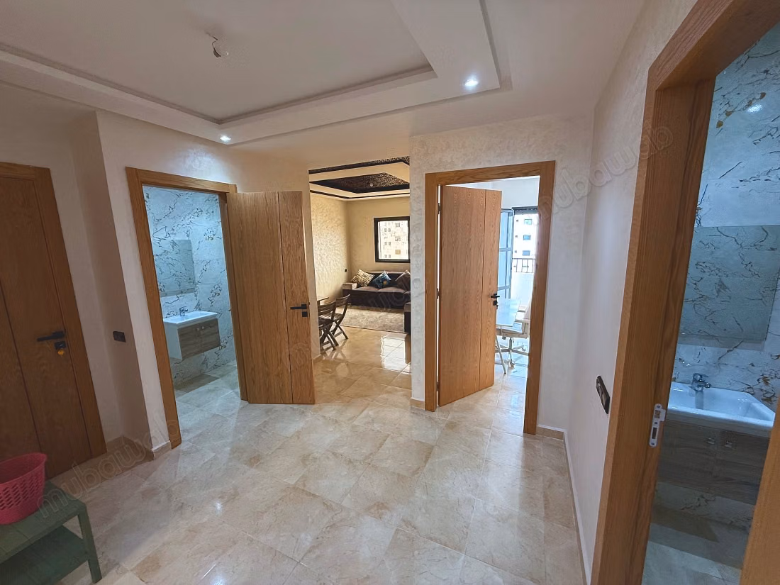 New furnished apartment 69 m² 2 bedrooms parking Kénitra