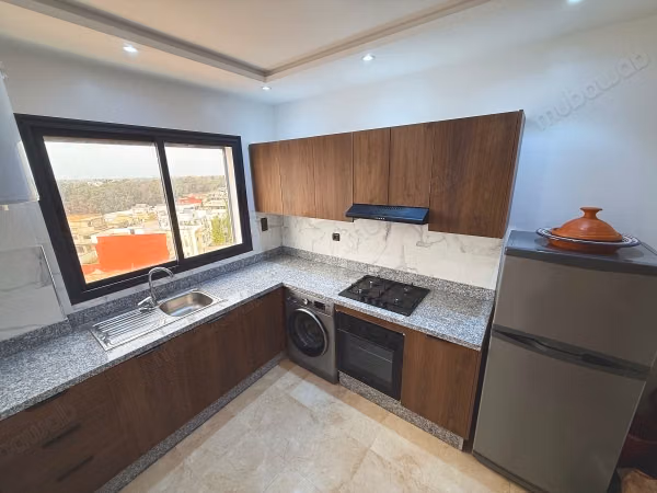 New furnished apartment 69 m² 2 bedrooms parking Kénitra
