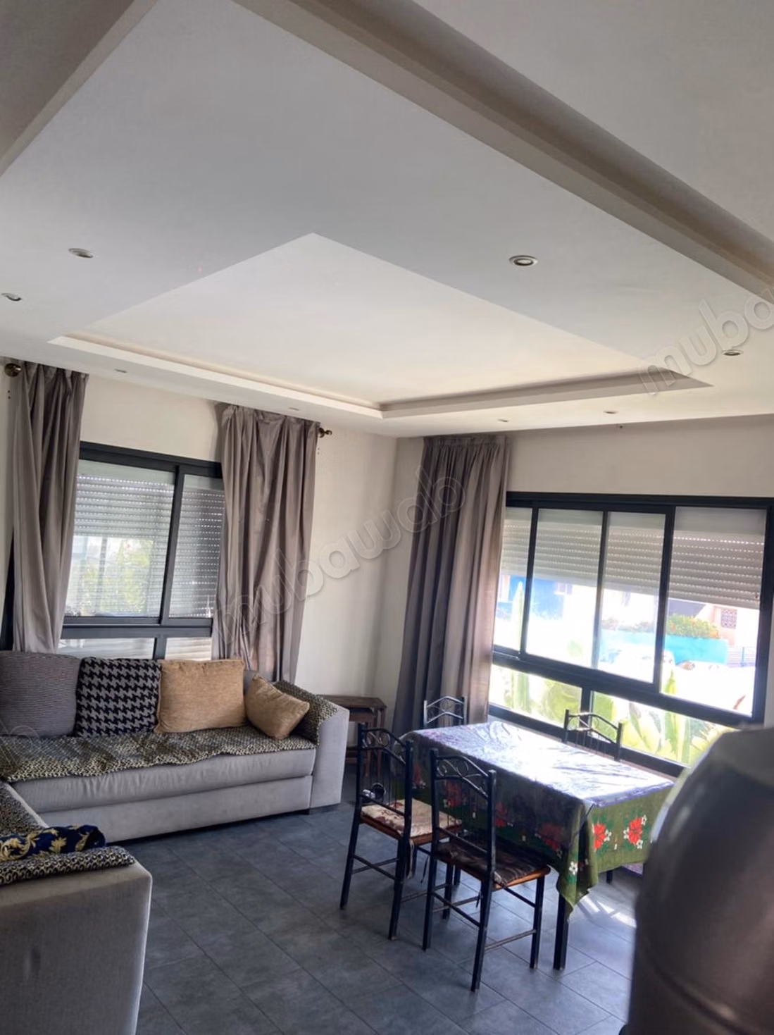 Beautiful apartment for sale in Dar Bouazza. 2 beautiful bedrooms. Well furnished