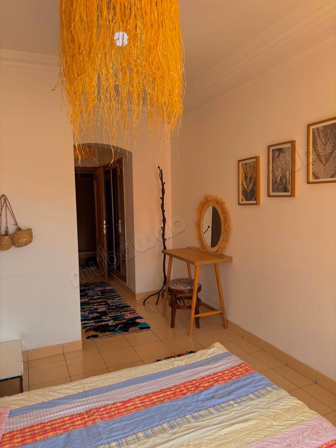 Apartment for sale in Guéliz. 3 rooms. Typical Moroccan living room, secure residence