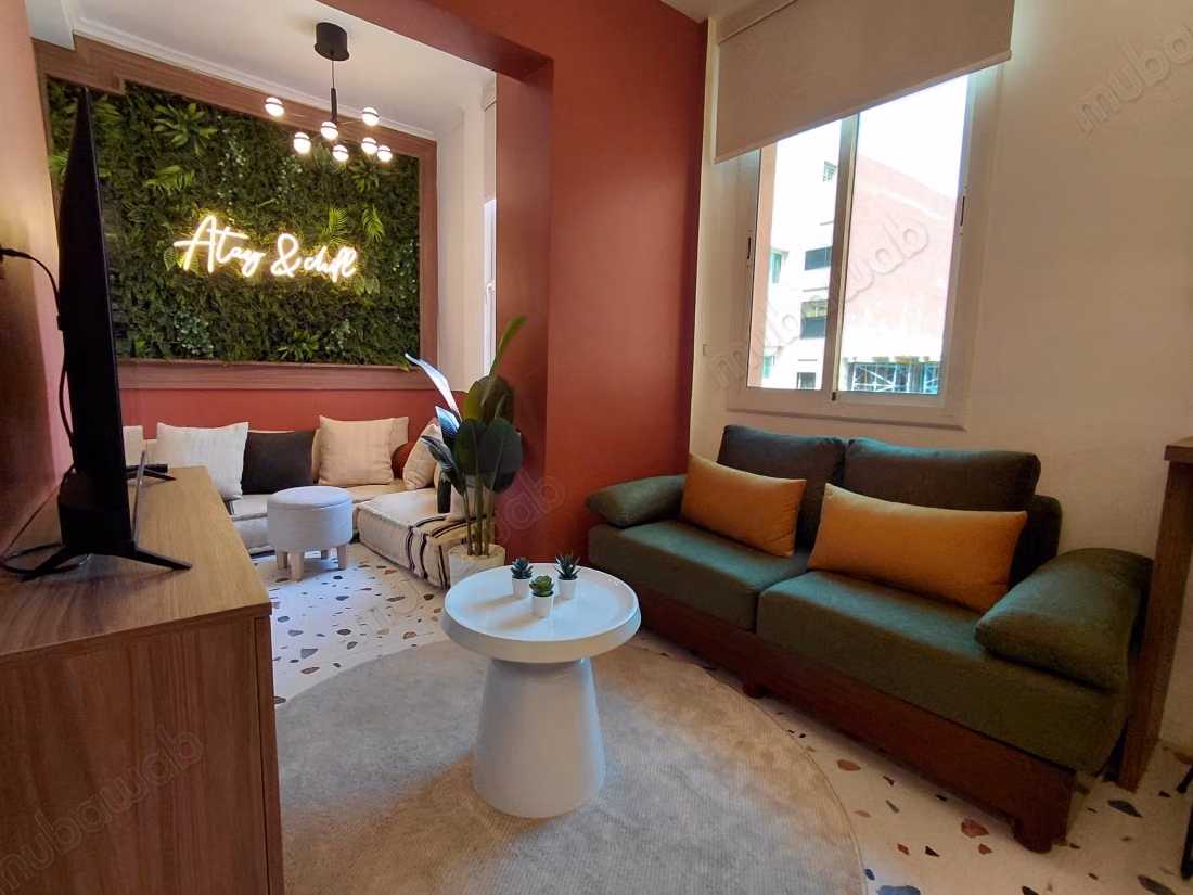 2 studios à l'européene, rénovés et meublés à vendre extension gueliz Marrakech
