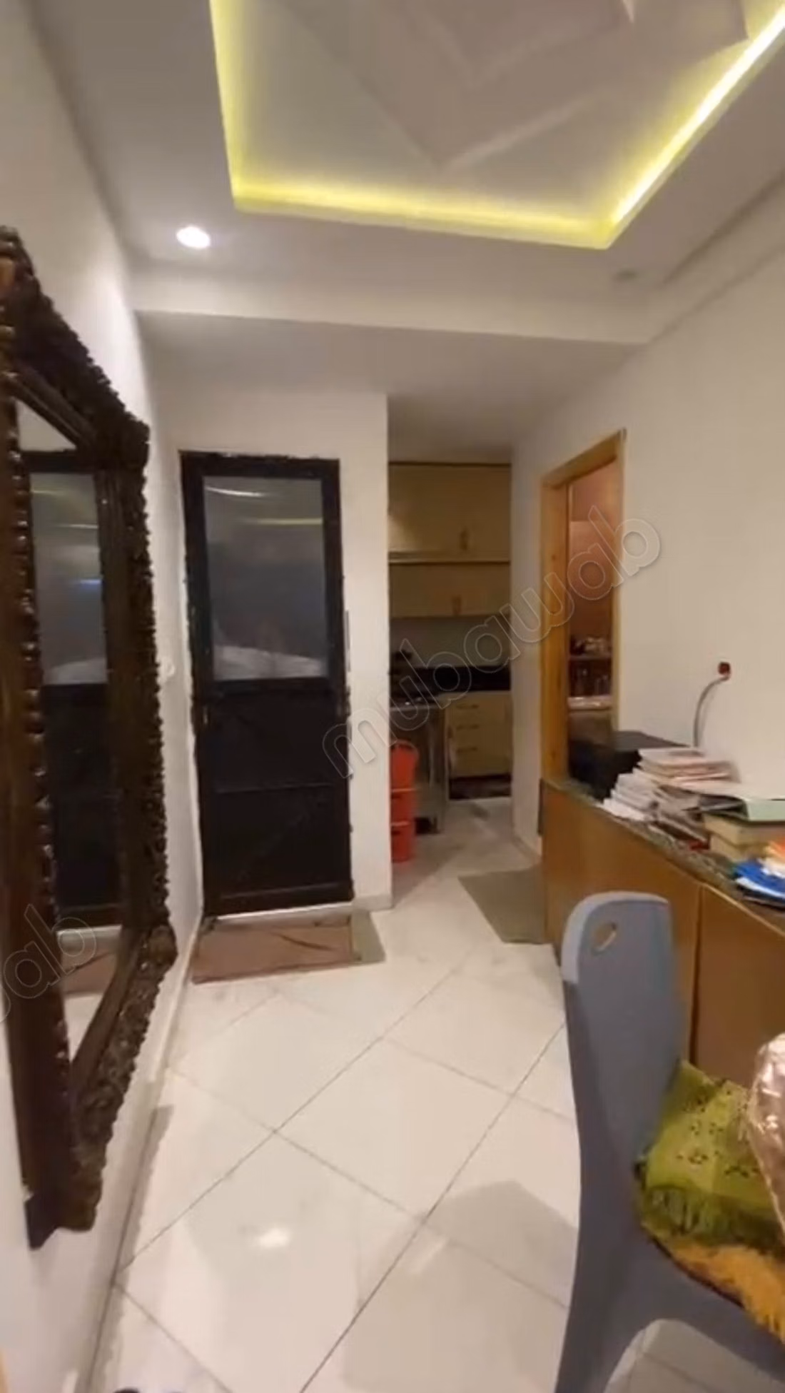 Beautiful apartment for sale in Tit Mellil. Total area 78 m². Living room with Moroccan decorations