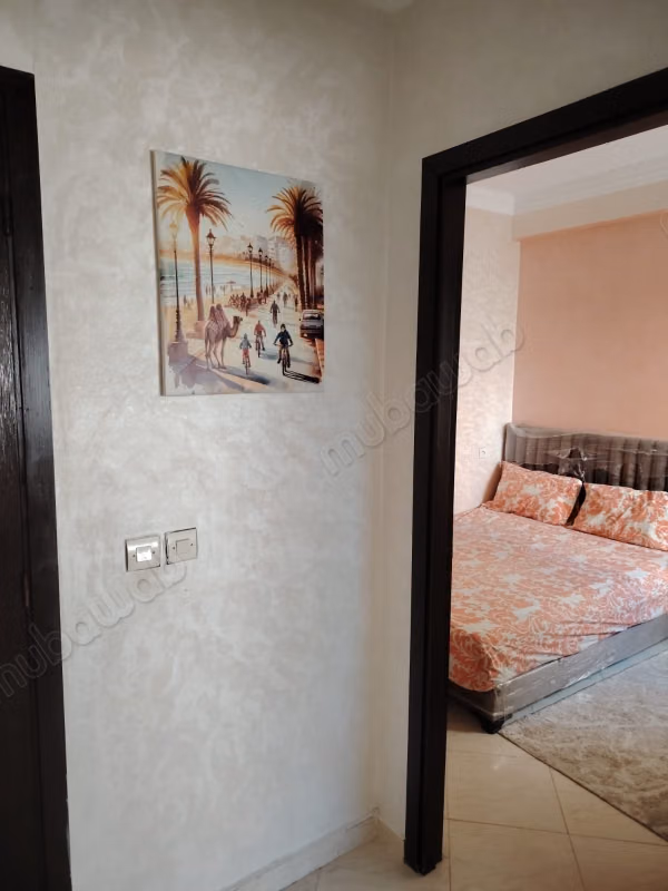 Holiday apartment for rent in Essaada. 2 bedrooms. Reinforced door and secure residence