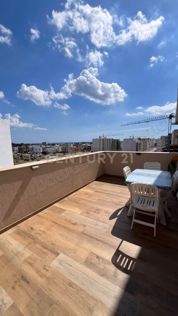 À louer s2 meublé avec terrasse et vue mer afh2