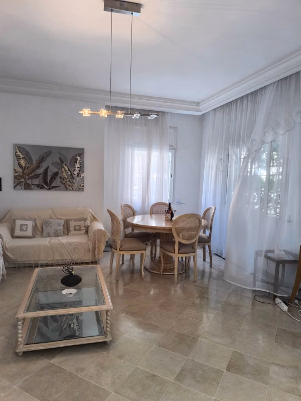 Beautiful house for rent in La Marsa Ville. Area 85 m². Well furnished