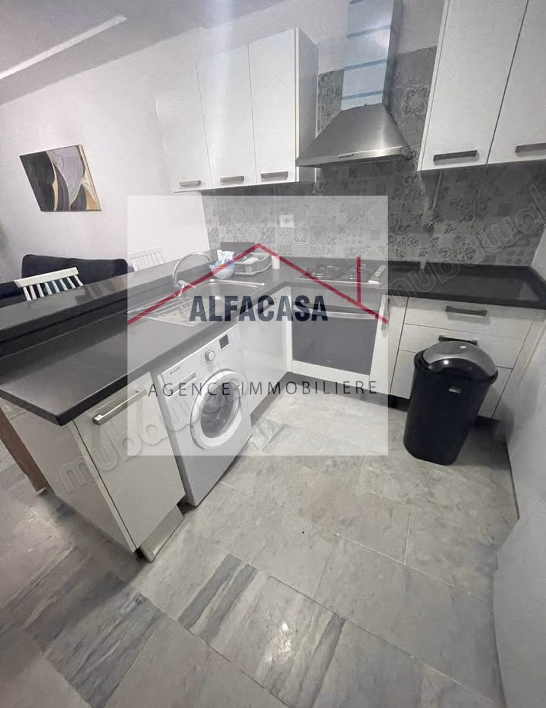 For rent a furnished S1 apartment in Jardin de l'Aouina