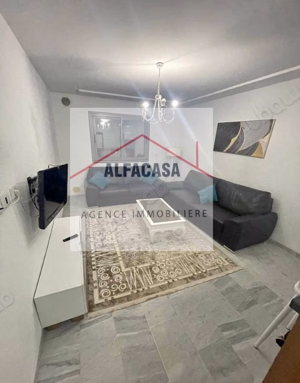 For rent a furnished S1 apartment in Jardin de l'Aouina