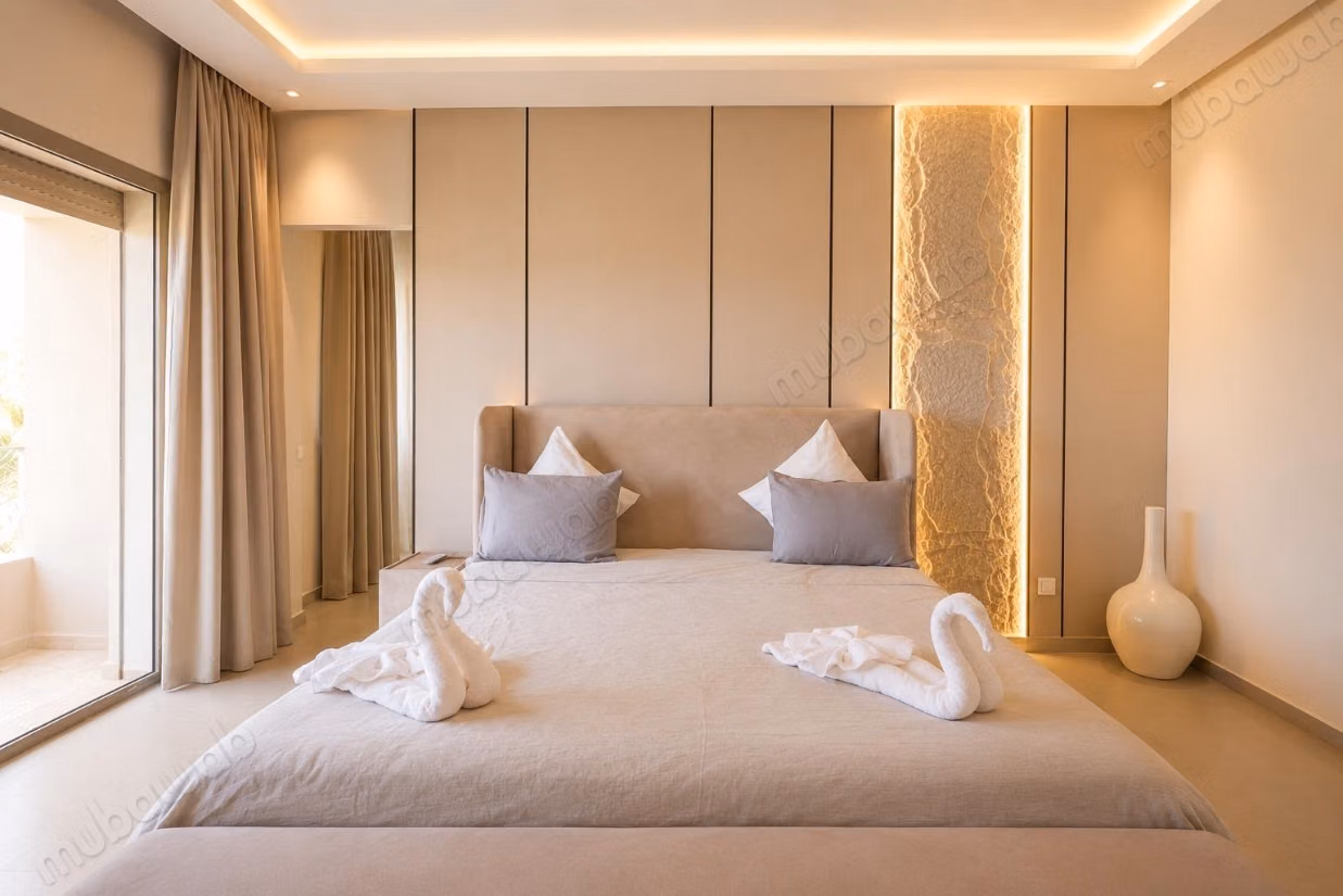 Villa with 5 suites and heated pool for subletting