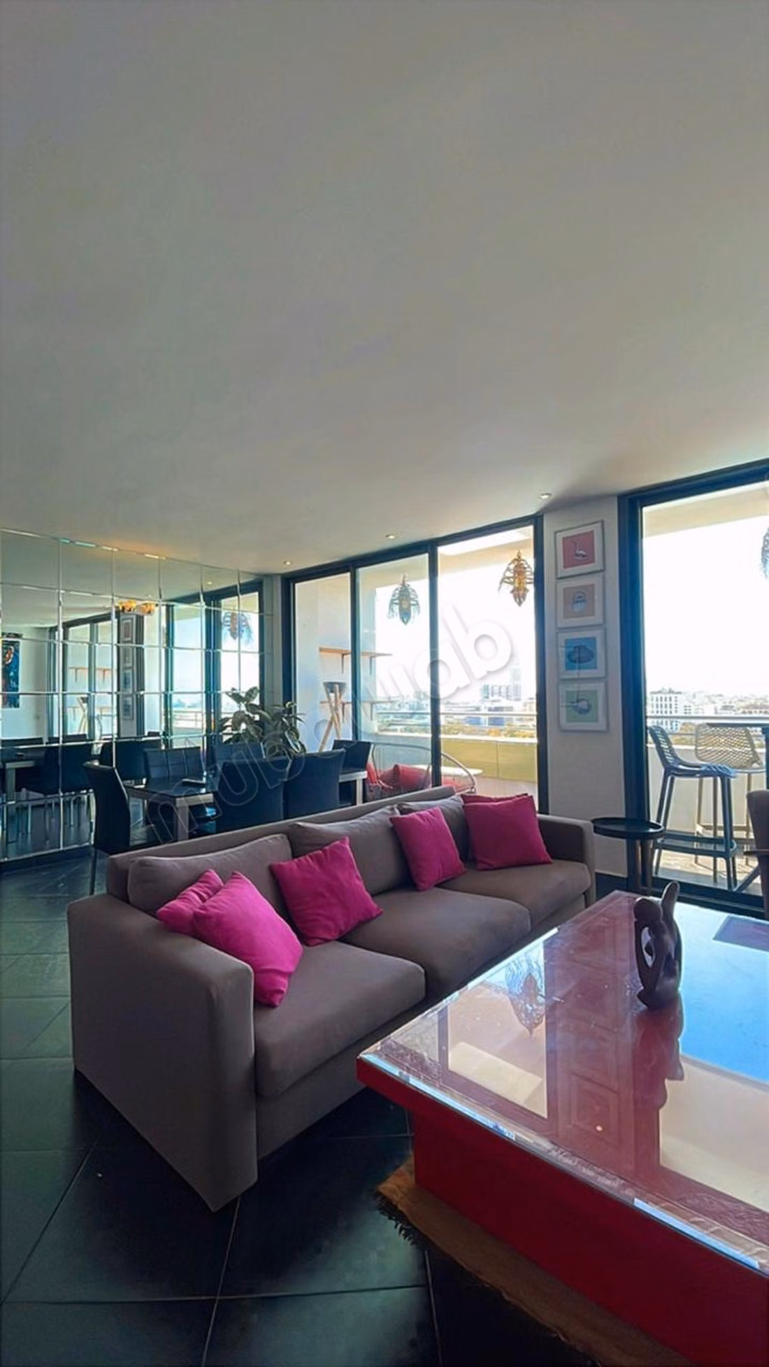 Furnished apartment on Hassan II Boulevard