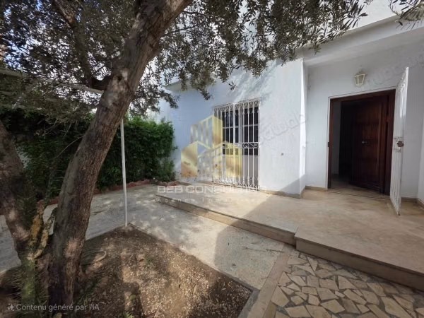 À louer un duplex s3 avec jardin à la marsa