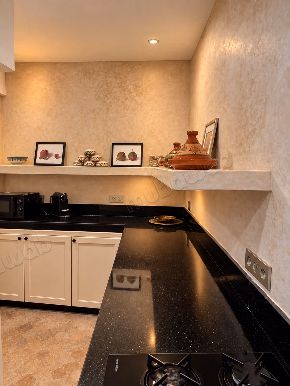 Riad titré à LAKSOUR, 3 chambres en suite, meublé, terrasse 83 m2