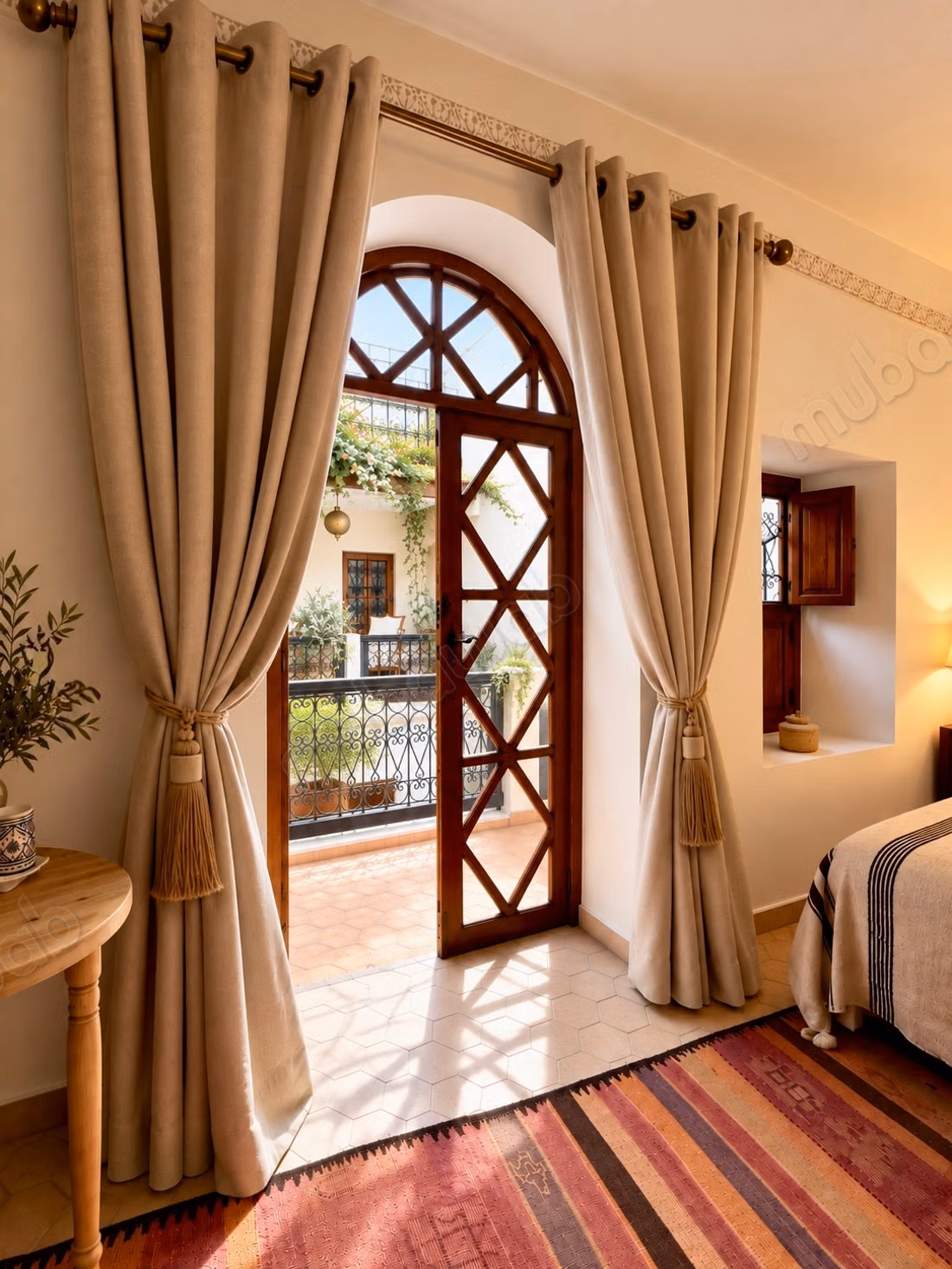 Riad titré à LAKSOUR, 3 chambres en suite, meublé, terrasse 83 m2