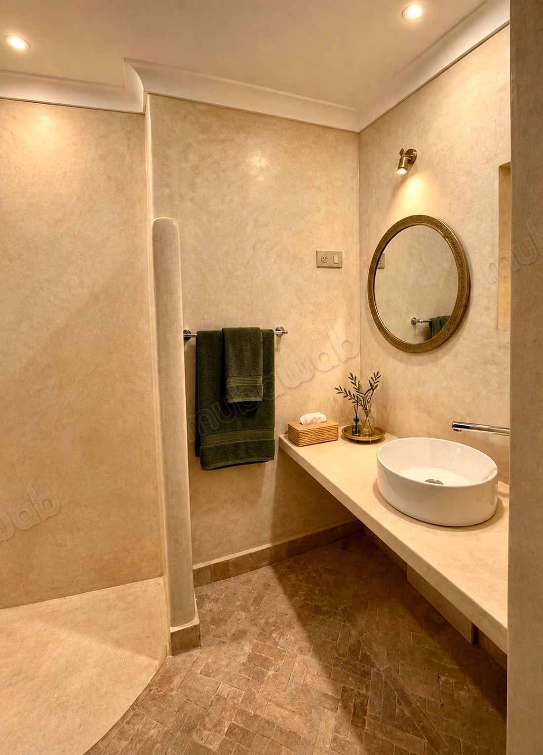 Riad titré à LAKSOUR, 3 chambres en suite, meublé, terrasse 83 m2