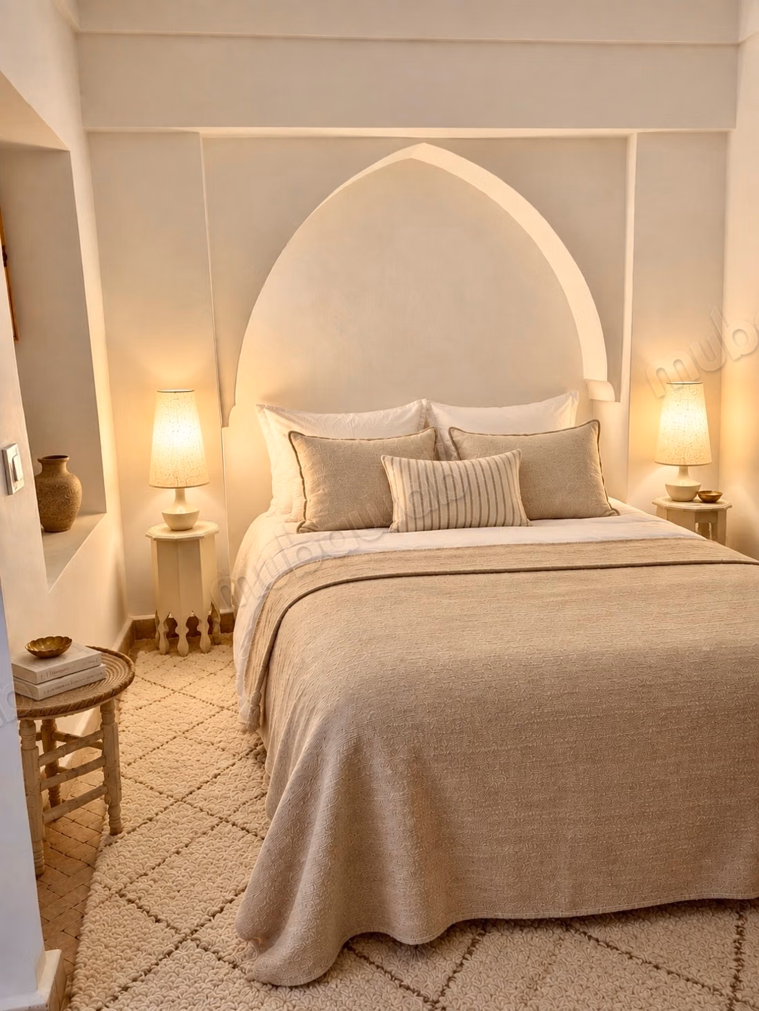 Riad titré à LAKSOUR, 3 chambres en suite, meublé, terrasse 83 m2