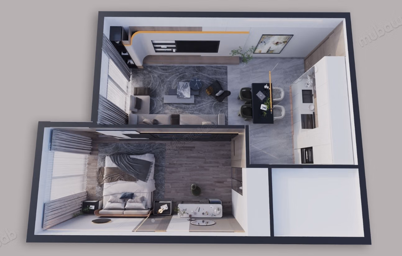 Vendi appartamento in Boulevard Med 6. 1 camera da letto. Salotto marocchino tradizionale, residenza sicura