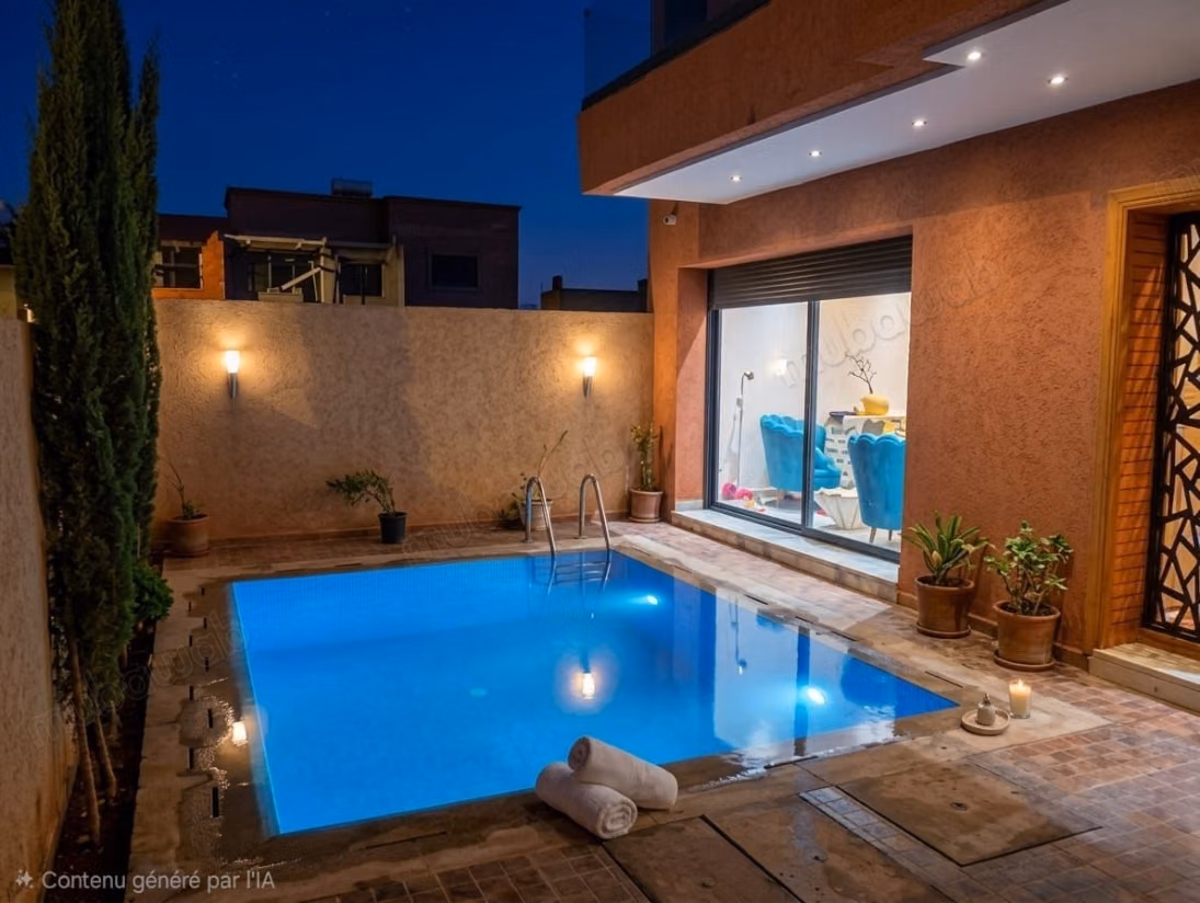 Maison de luxe à louer à Amelkis. 4 chambres. Meublée