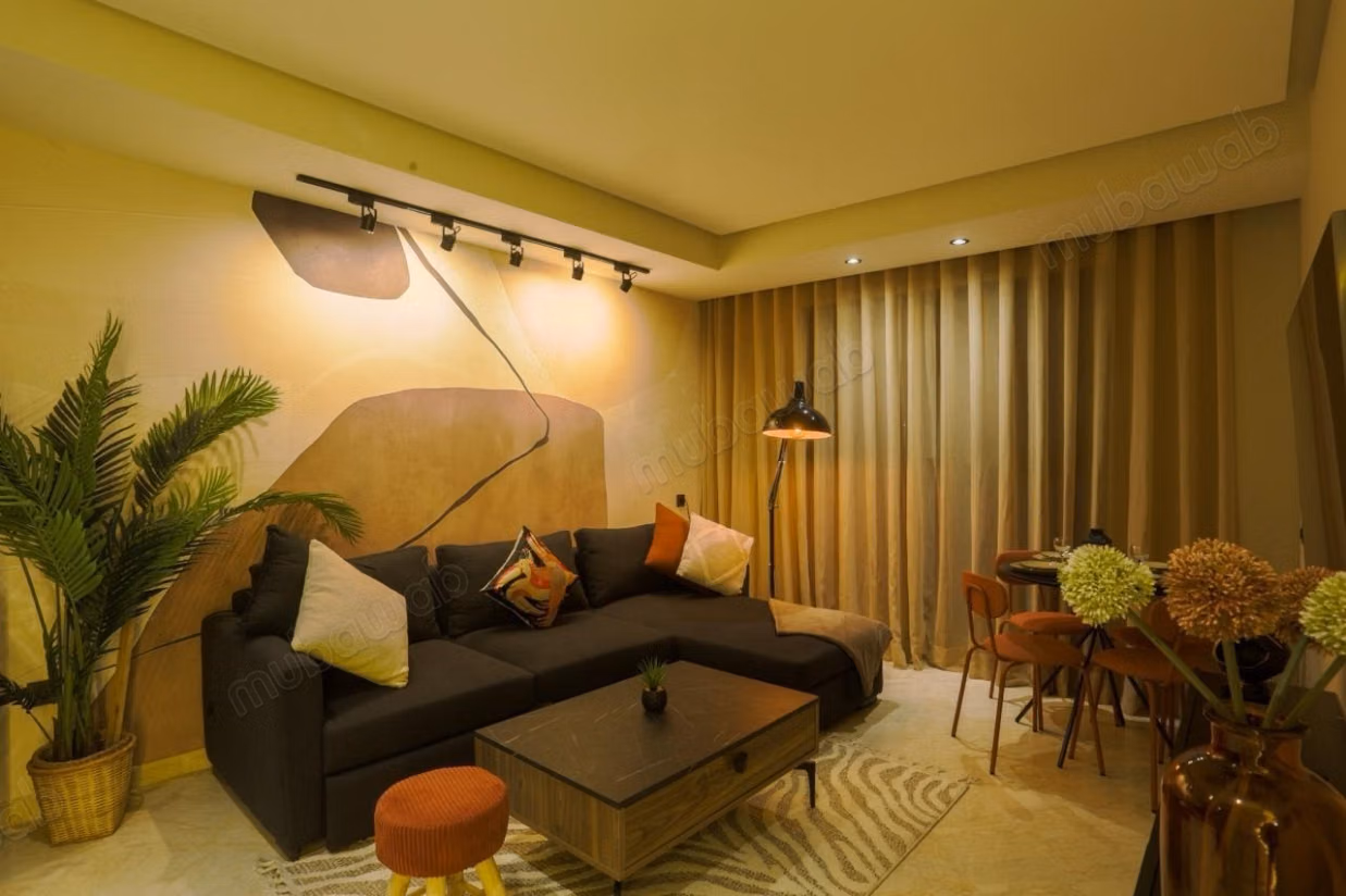 Magnifico studio arredato a Maarif con balcone