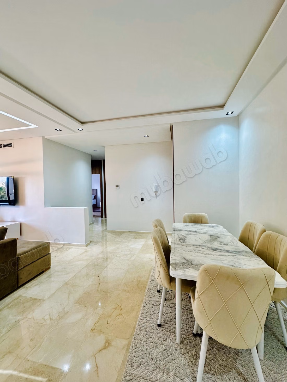 Location magnifique appartement 3 chambre meublé à Ain mezouar. 110 mètre