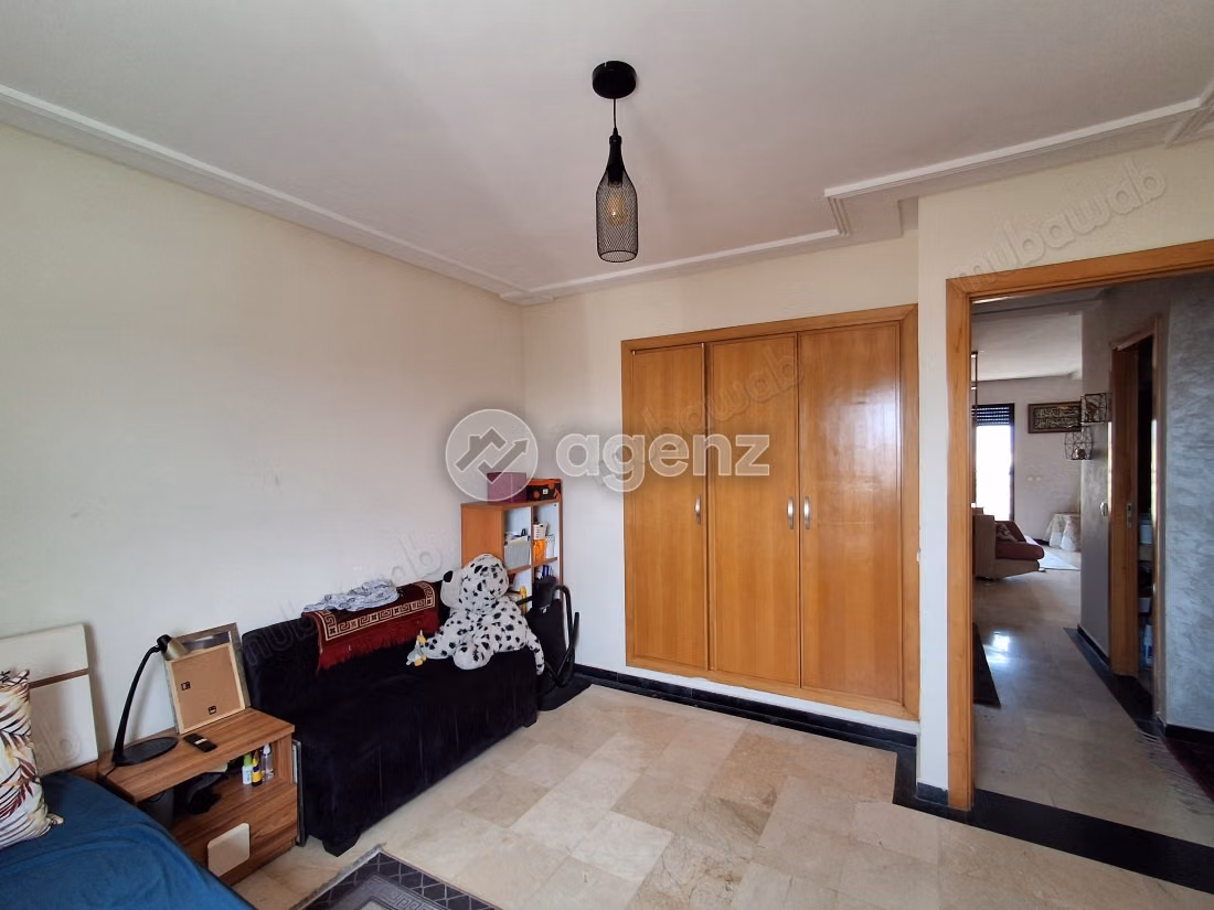 Appartement à vendre 124 m², 3 chambres 
hay chemaou 
Salé