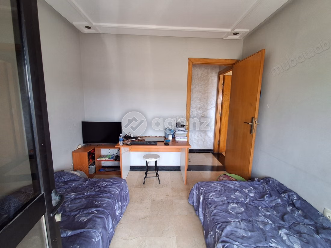 Appartement à vendre 124 m², 3 chambres 
hay chemaou 
Salé