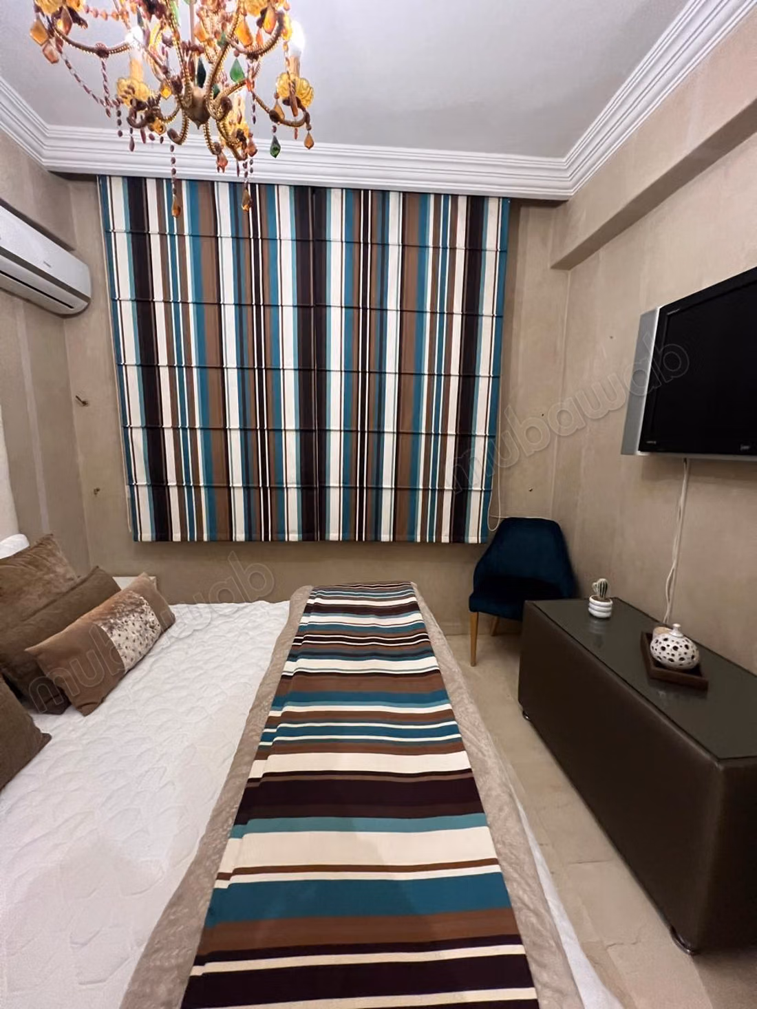 Appartement à louer à Racine. 
Surface de 90 m². 
Bien meublé