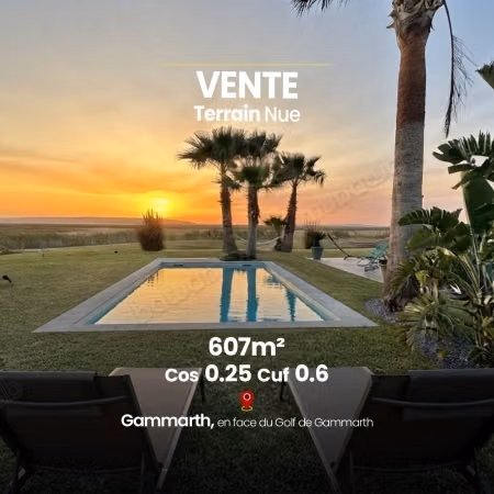 Land for sale in Gammarth