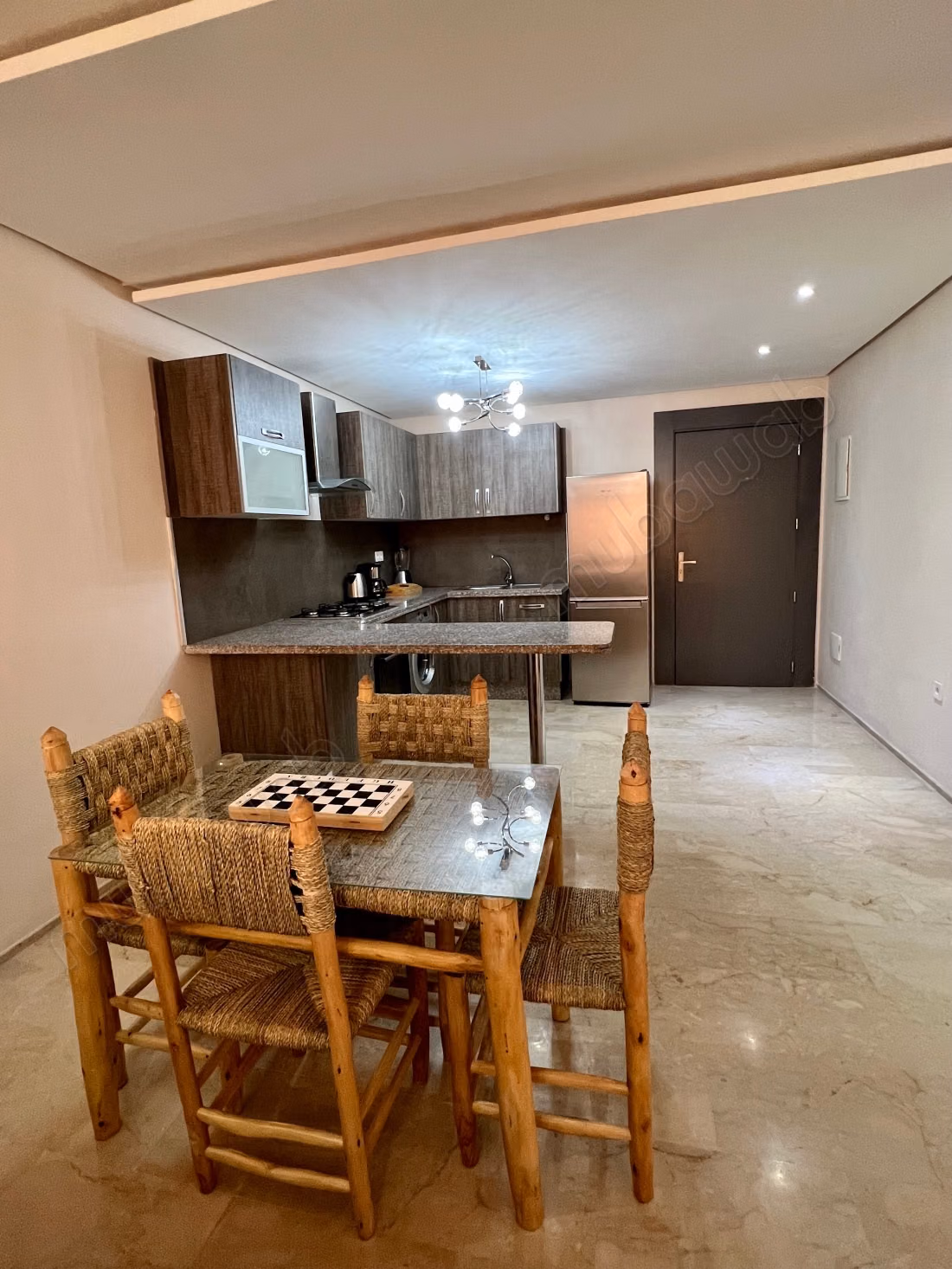 Affitta questo appartamento a Guéliz. Superficie totale 76 m². Arredato