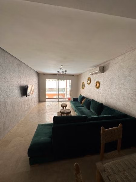 Affitta questo appartamento a Guéliz. Superficie totale 76 m². Arredato