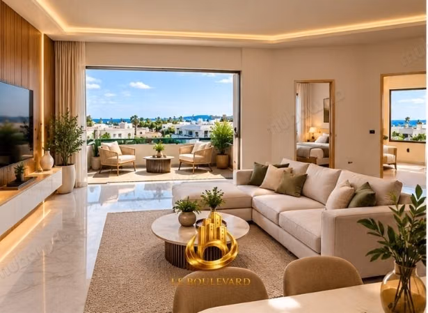Appartamento S2 con Vista Mare a Sidi Mahersi, Nabeul