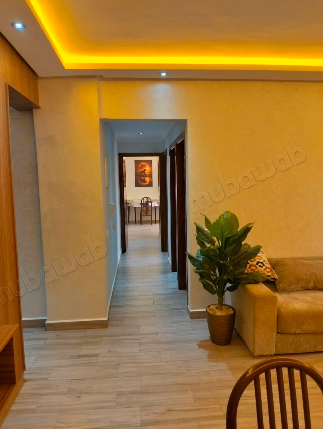 Appartement te huur in de wijk "Les Portes de Marrakech". 2 kamers. Gemeubileerd